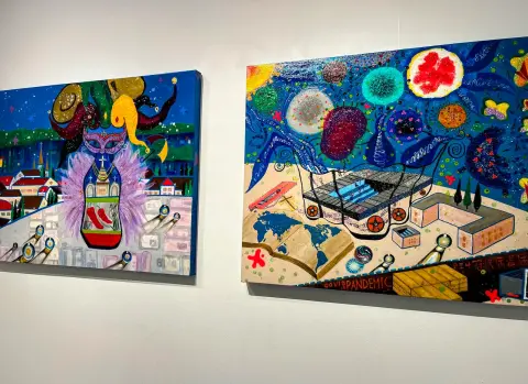 Additional documentation from Agora Gallery, Chelsea