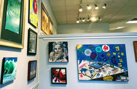 10th Solo Exhibition install at the Art Institute of Austin gallery