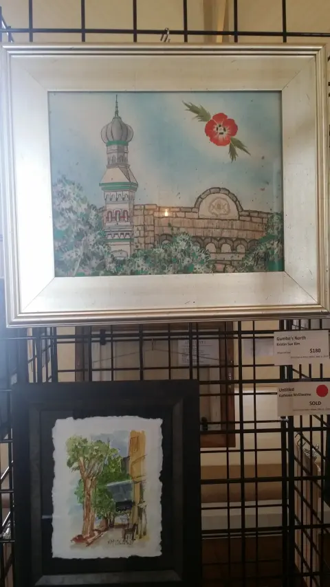 Summer 2017 community exhibition install