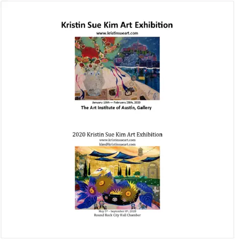 Texas artbook 20 — Kristin Sue Kim